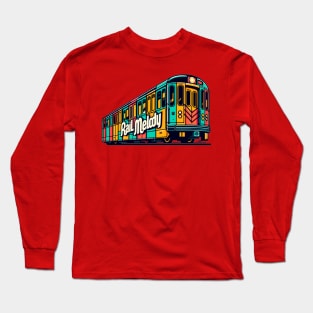 Subway Train, Rail Melody Long Sleeve T-Shirt